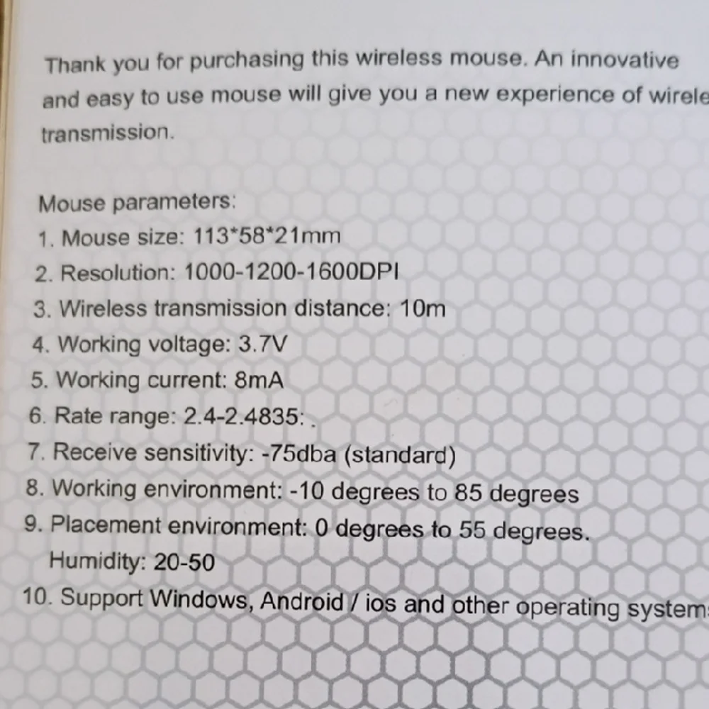 Turquoise Wireless Mouse